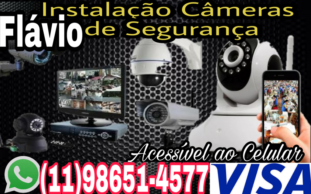 Segurança Patrimonial Flávio Segurança Eletrônica - Instalação Câmeras de Segurança Guarujá SP é com a gente