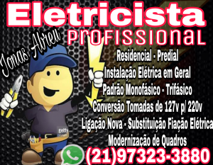 Jonas Abreu - Eletricista na Barra da Tijuca RJ