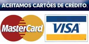 Aceitamos Cartões de Crédito