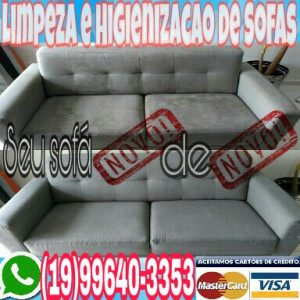 Limpeza de Sofas em Mogi Guaçu SP
